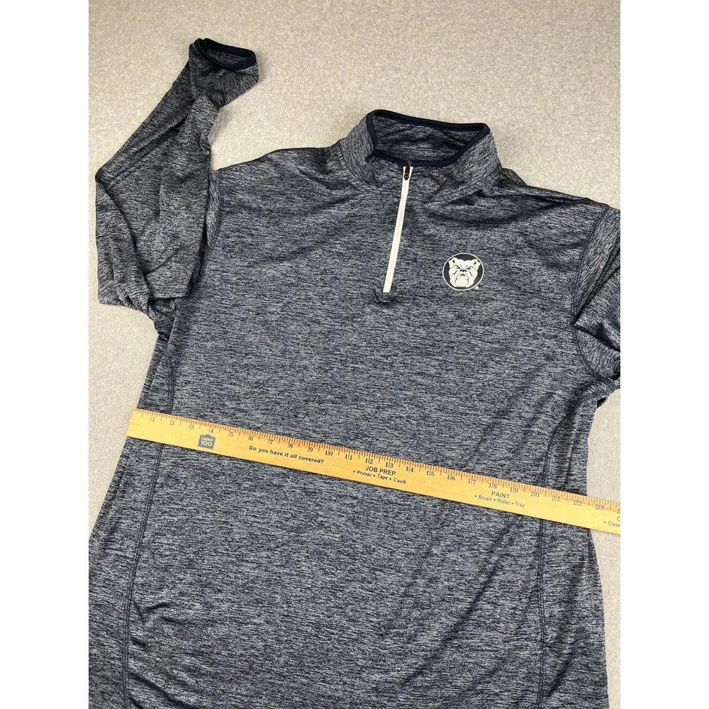 Butler Bulldogs NCAA Pullover 1/4 Zip Mens XL Colosseum Gray Activewear